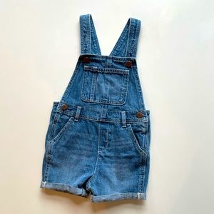 4T jean short overalls